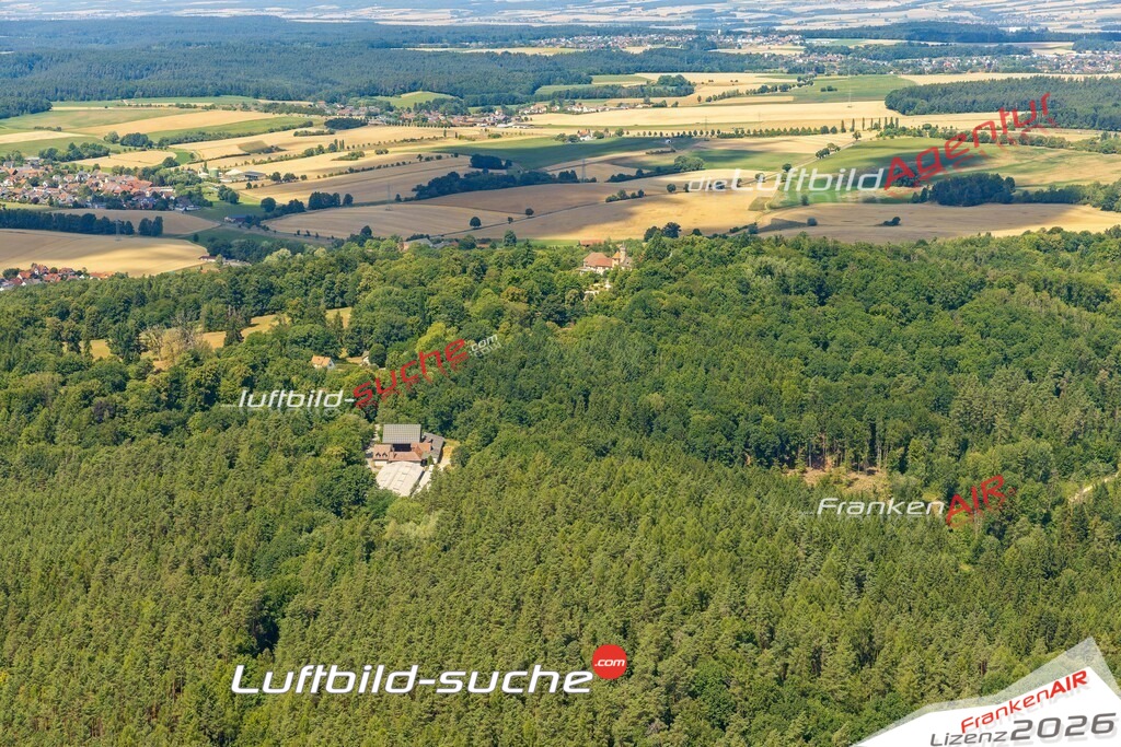 Hohenstein Ahorn Bild- Das Luftbild wurde 2025 vom UL-Flugzeug heraus erstellt ( keine Drohne ) - Hochauflösende Luftaufnahme -Nicht vergleichbar mit Google Maps oder Satelittenbilder- Die Geschenkidee !Mit Lizenz und Bildrechte bestellbar