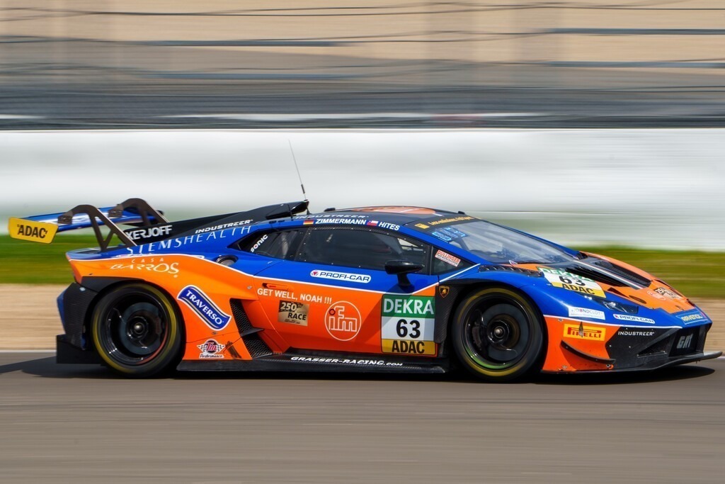 14.07.2024 ADAC GT Masters Nürburgring Bild: #63 Benjamin Hites und Tim Zimmermann im Lamborghini Huracan GT3 Evo 2 von GRT Grasser Racing Team | 14.07.2024 ADAC GT Masters Nürburgring Bild: #63 Benjamin Hites und Tim Zimmermann im Lamborghini Huracan GT3 Evo 2 von GRT Grasser Racing Team - Realisiert mit Pictrs.com
