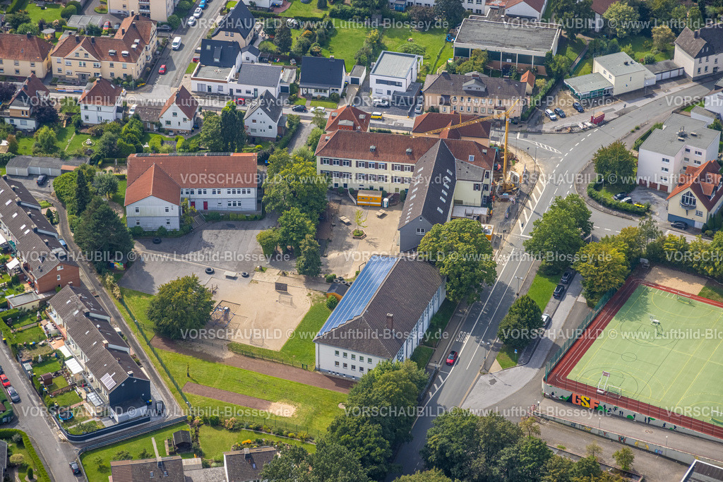 Froendenberg230901871 | Luftbild, Overbergschule, Fröndenberg, Fröndenberg, Ruhrgebiet, Nordrhein-Westfalen, Deutschland