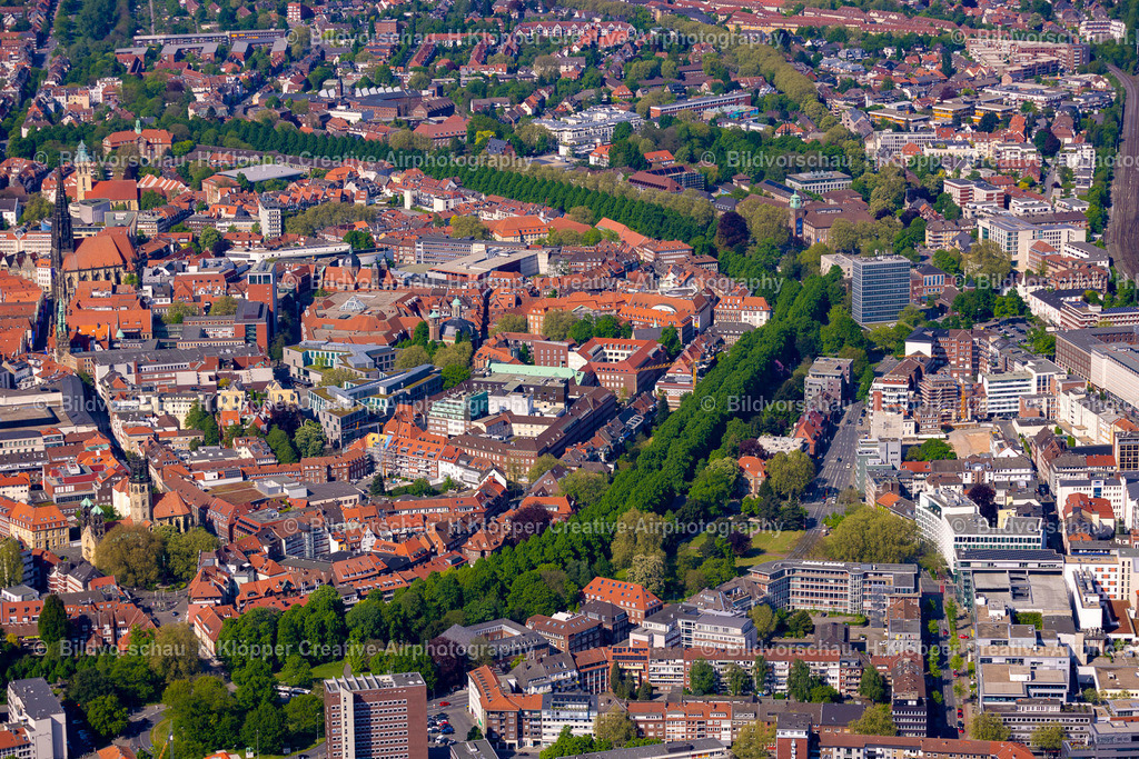 Luftbilder-Münster-Altstadt 9517-3 | Luftbildfotografie der Stadt Münster - Realisiert mit Pictrs.com