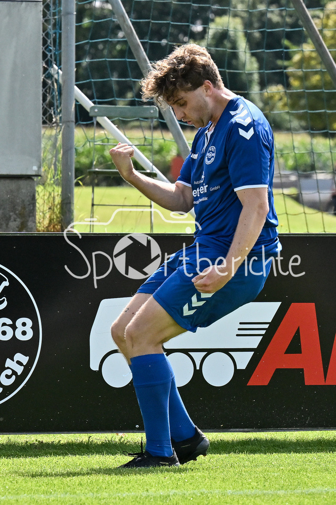 VfL Ecknach II - SV Obergriesbach | Jubel nach 1-1, Ecknach 16