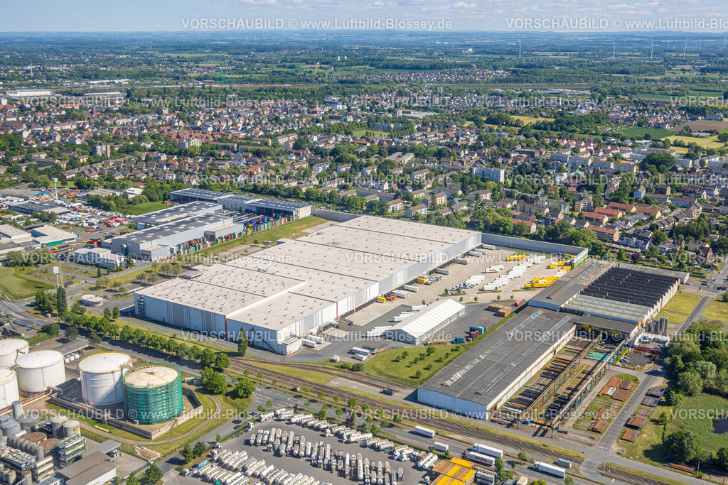 Hamm250504267 | Luftbild, Gewerbegebiet mit MGL METRO Lager Hamm Warenlager, Mitte, Hamm, Ruhrgebiet, Nordrhein-Westfalen, Deutschland