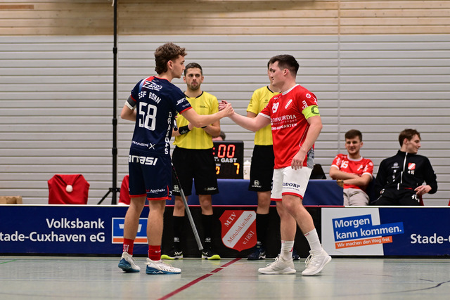 Floorball I Herren I Saison 2024-2025 I 2. FBL Herren Nord-West I 12. Spieltag I MTV Mittelnkirchen - SSF Dragons Bonn II I 037399 | Der Sportfotograf. - Realisiert mit Pictrs.com
