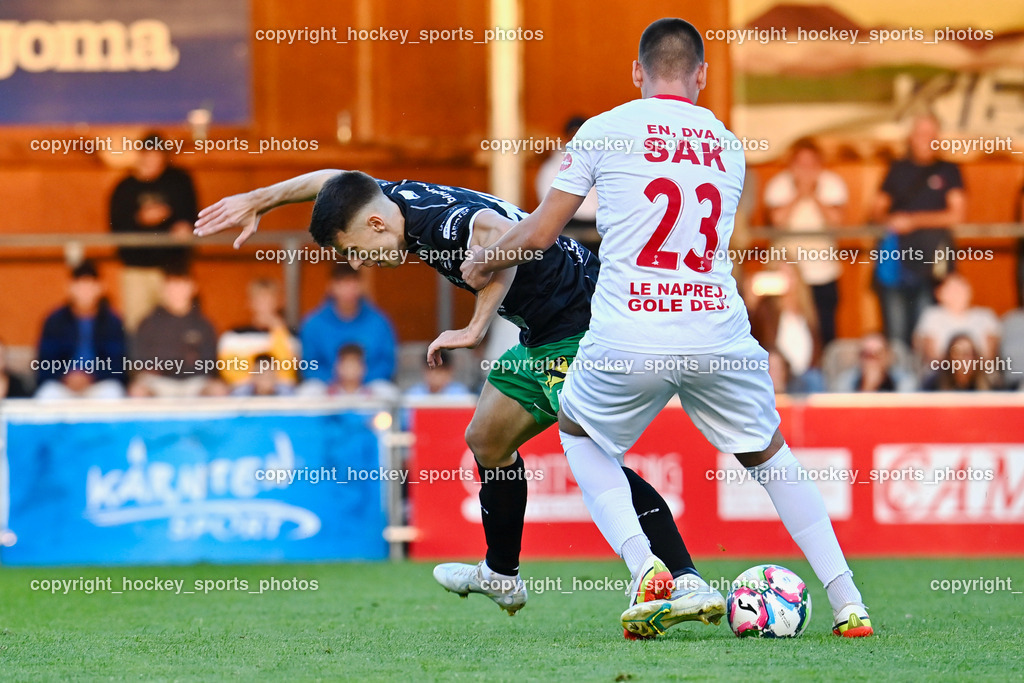 SAK Klagenfurt vs. FC Gleisdorf 09 2.9.2022 | #10 Filip Smoljan, #23 Marko Mitrovic