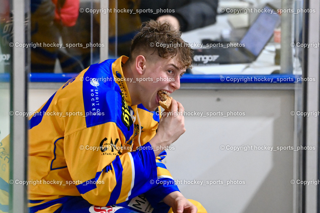  ESC Steindorf vs. EHC Althofen 2.3.2023 | #12 Telsnig Lukas, Mahlzeit, Leberkäs Semmel