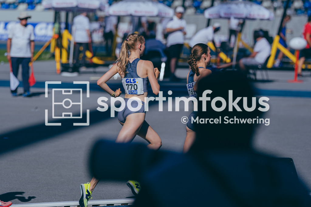 Deutsche Meisterschaften U20 / U16 2026 | Paula Terhorst, VfL Löningen, 770, 1500-Meter-Lauf, Finale, Deutsche Meisterschaften der U20 &amp; U16 2026, Lohrheidestadion Bochum-Wattenscheid, 11.07.2026. Foto: Marcel Schwering / sportimfokus - Realisiert mit Pictrs.com