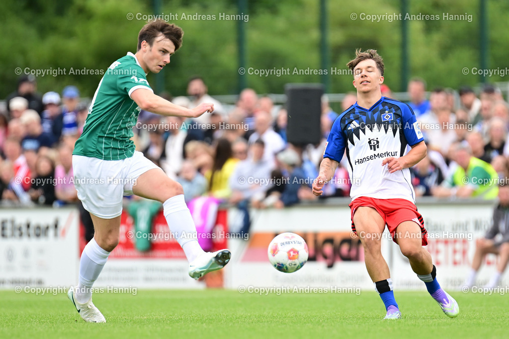 Fußball I Herren I Testspiel  I TSV Elstorf - Hamburger SV I 5.7.2025 | a-hannig - Realisiert mit Pictrs.com