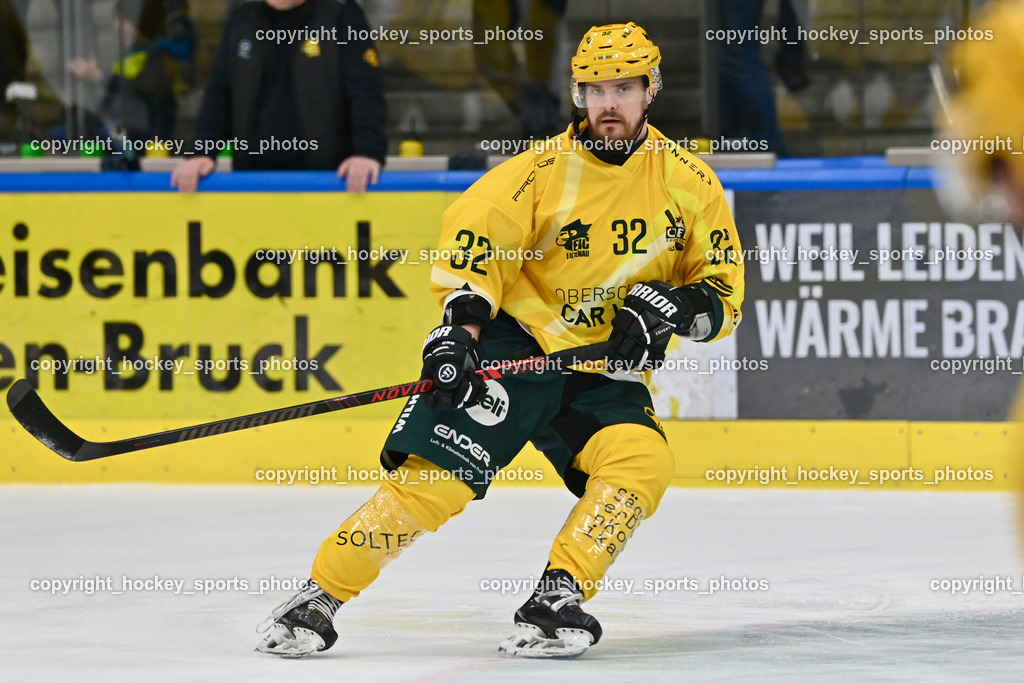 KSV KÄNGURUS vs. EHC Lustenau | #32 Stefan Daniel EHC Lustenau, KSV KÄNGURUS vs. EHC Lustenau, KSV KÄNGURUS vs. EHC Lustenau am 14.03.2026 in Kapfenberg (Sportzentrum Kapfenberg), Austria, (Photo by Bernd Stefan)