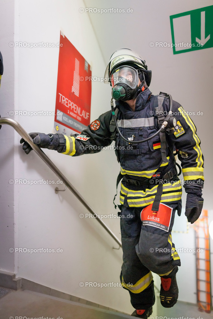 KölnTurm Treppenlauf; Köln, 03.08.2025 | Impressionen vom KölnTurm Treppenlauf am 03.08.2025 in Köln (Nordrhein-Westfalen). 