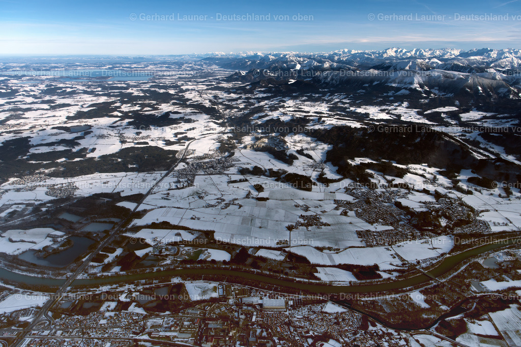 3900209 | Blick von Rosenheim  in Richtung Chiemsee