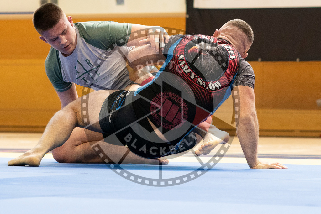 20240316PBB1375 | Athletes compete during the ADCC Eastern European Open grappling Competition in Poznan, Poland, on March 16, 2024.