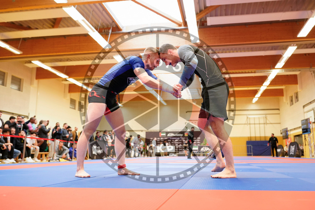 20240203PBB08596 | Fighters compete during the Brazilian Jiu-Jitsu Championship of the AJP Tour in Maintal by Frankfurt am Main, Germany, on February 2, 2024.