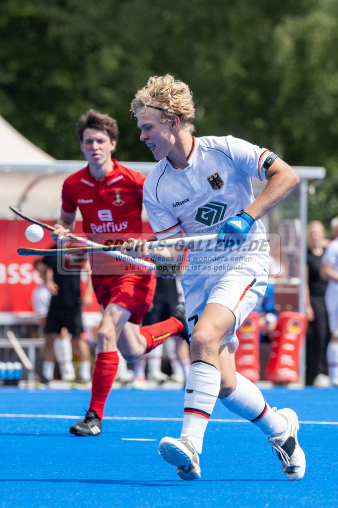 SFE_20230716_0341 | EuroHockey EM U18 Boys Final Belgium vs Germany am 16.07.2023 in Krefeld (Gerd-Wellen-Hockeyanlage), Photo: Stephan Fehrmann 2023 (Sports-Gallery)
