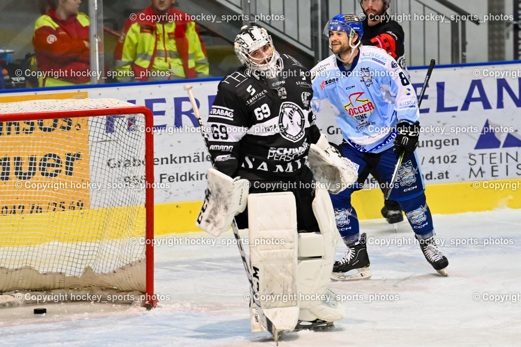 ESC Steindorf vs. SC Hohenems 11.3.2023 | #69 Skec Karlo, #8 Martinz Christof, Tor ESC Steindorf