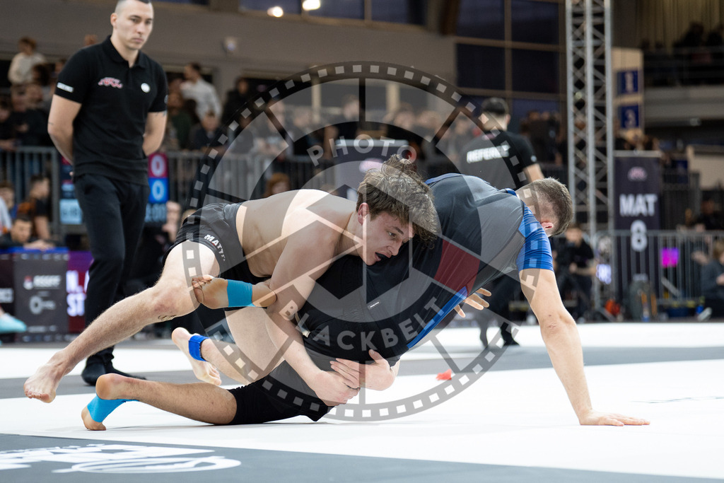 20260214PBB0739 | Fighters compete during the ADCC European Trials  competition day 1 in Belgrade, Serbia, on February 14, 2026.