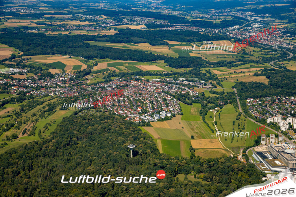 Das Luftbild zeigt : Jebenhausen Göppingen - Die Luftaufnahme wurde 2024 vom UL-Flugzeug aus erstellt ( keine Drohne ) - Hochauflösende Luftaufnahme - Für grossformatige Ausdrucke geeignet. Die Geschenkidee !Mit Lizenz und Bildrechte bestellbar