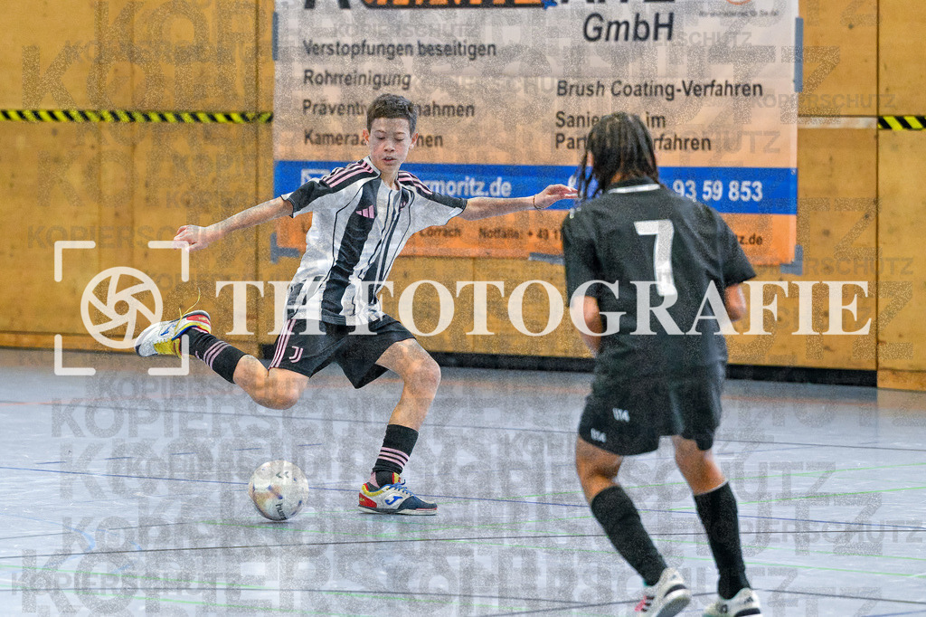 GER, Manchester City - Juventus, Fussball, U14 Hallenturnier, PS-Immo-Cup 2026, 18.01.2026 | City, Juventus