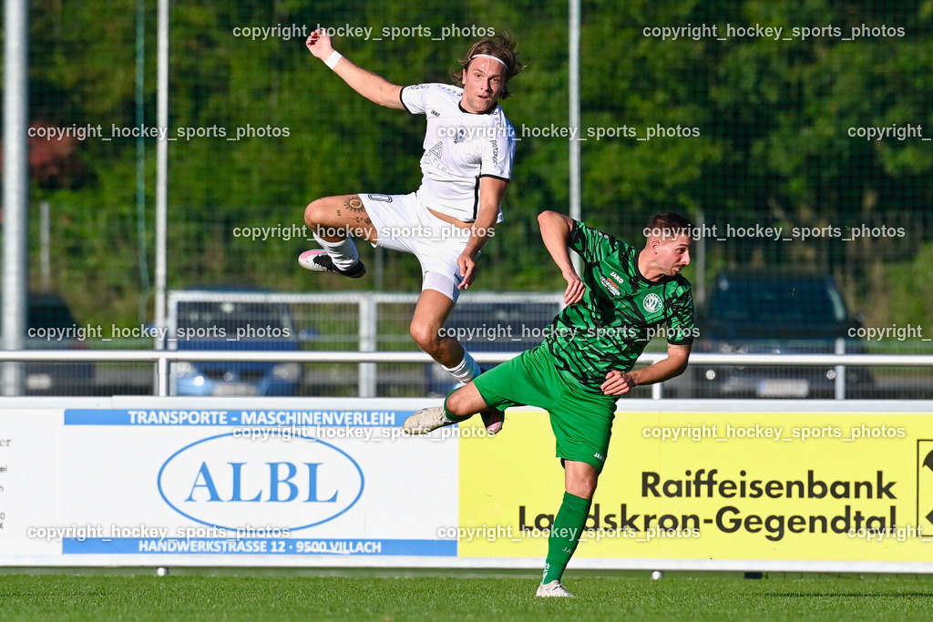 SC Landskron vs. ATUS Velden 11.8.2023 | #24 Gerfried Einspieler, #19 Philipp Ronacher