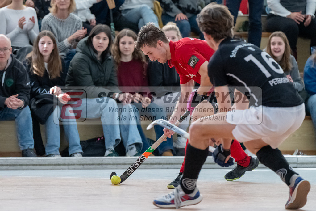 HK_20250202_102475 | 2. Bundesliga Halle Herren Club Raffelberg - Schwarz Weiss Köln am 2.2.2025 Halle am Raffelberg, Duisburg ,