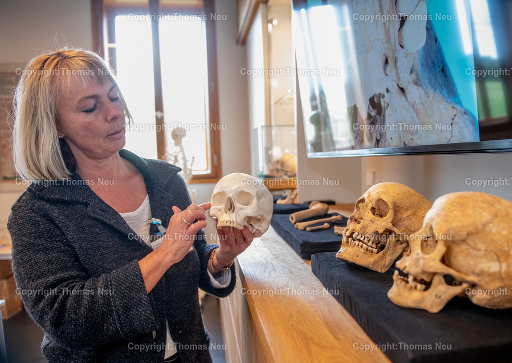 DSC_9303 | Lorsch: UNESCO Welterbestätte Kloster:Pressegespräch mit der Anthropologin Silke Strohmenger,, Bild: Thomas Neu