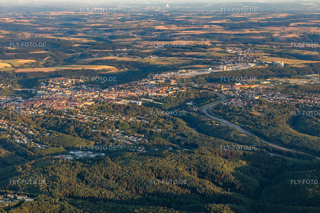 Ortsansicht | Luftbild: Ortsansicht in Pirmasens im Bundesland Rheinland-Pfalz in Deutschland. Foto: IMG_109691.jpg vom 06.08.2018 durch Werner Riehm/FLY-FOTO.de - Realisiert mit Pictrs.com