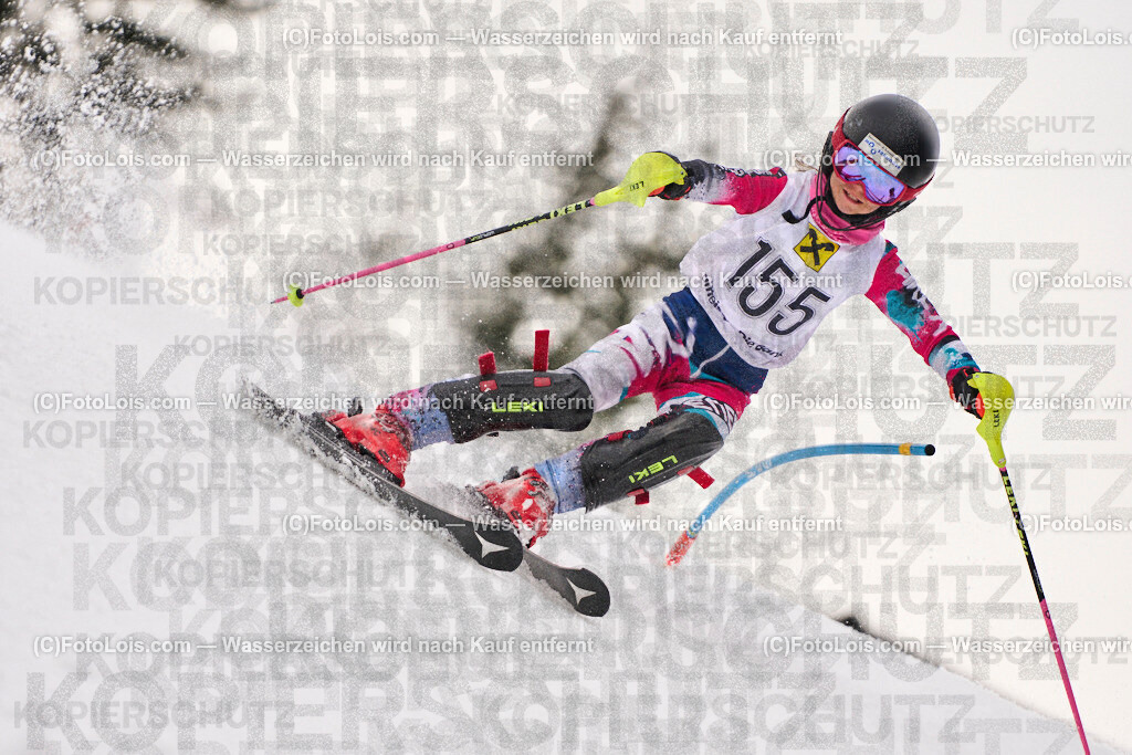 ALP4577_KinderCup-SL_STMK_Strallegg_Huber Franziska | Raiffeisen KINDERCUP Alpin, SLALOM auf der JogllandStreif in Strallegg am So 23. Februar 2025. Veranstaller: Steirischer Skiverband (5000). Skiunion Strallegg (5197).