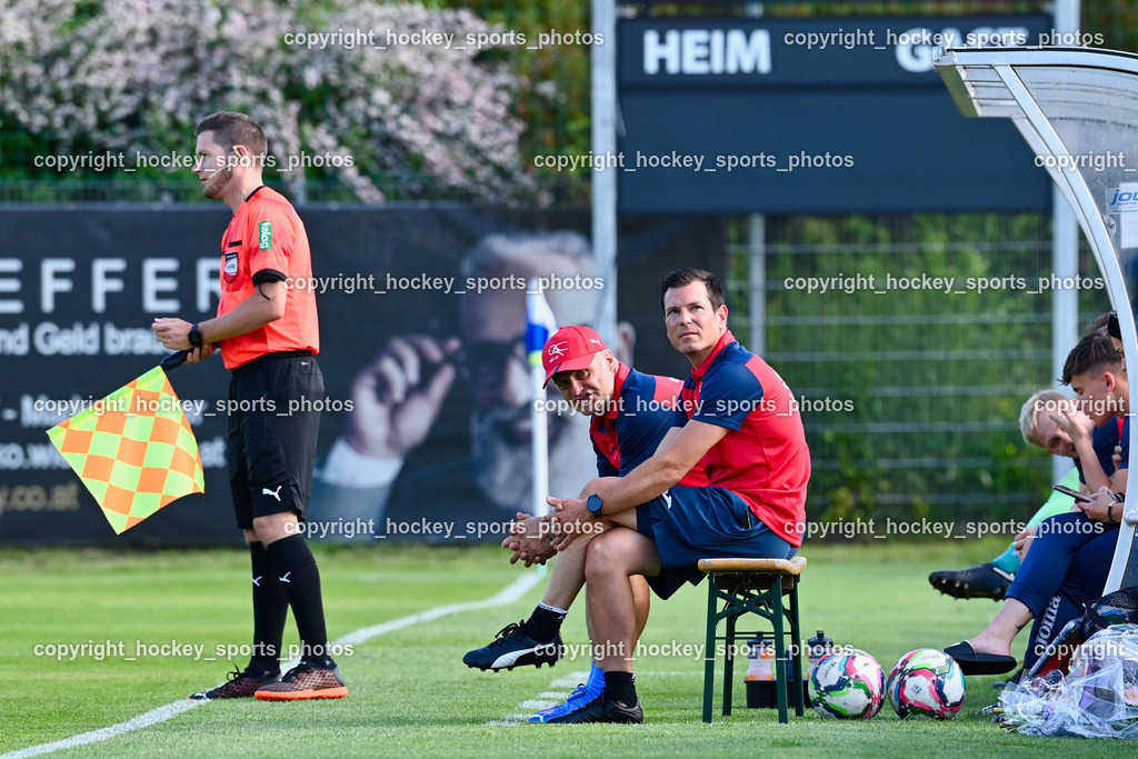 SAK vs. SV Dellach Gail 17.6.2023 | Hopfgartner Christoph Referee, Tormanntrainer SAK Johann Smrecnik, Headcoach SAK Simon Sadnek