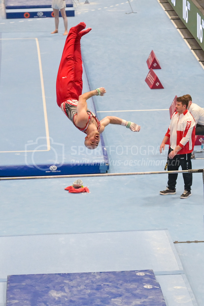 Schweizer Meisterschaften Kunstturnen Mannschaften Männer (A) - 22. November 2025 | Schweizer Meisterschaften Kunstturnen Mannschaften Männer (A)AXA Arena, WinterthurBild: Sportfotografie Markus Aeschimann | www.markus-aeschimann.ch - Realisiert mit Pictrs.com
