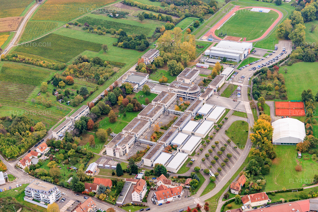 Aerial view: Lycée Stanislas Polyvalent (general, technological and professional) in the district Altenstadt in Wissembourg in the state Bas-Rhin, France.Photo: IMG_150030.jpg taken on 10/10/2025 by Werner Riehm/FLY-FOTO.comResolution of the original: 5879 x 3919 pxLycée Stanislas, 7 rue du lycée, 67160 Wissembourg