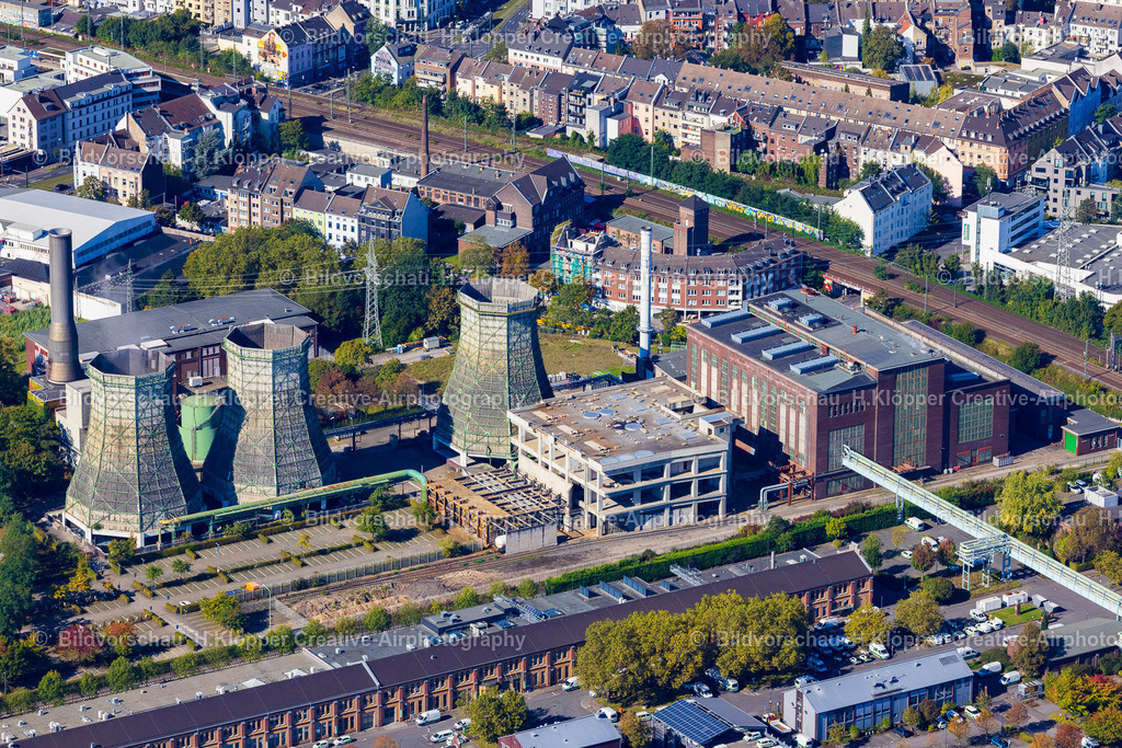 Luftbilder Düsseldorf-5044 | Luftbild Düssedlorf Heizkraftwerk Flingern - Realisiert mit Pictrs.com
