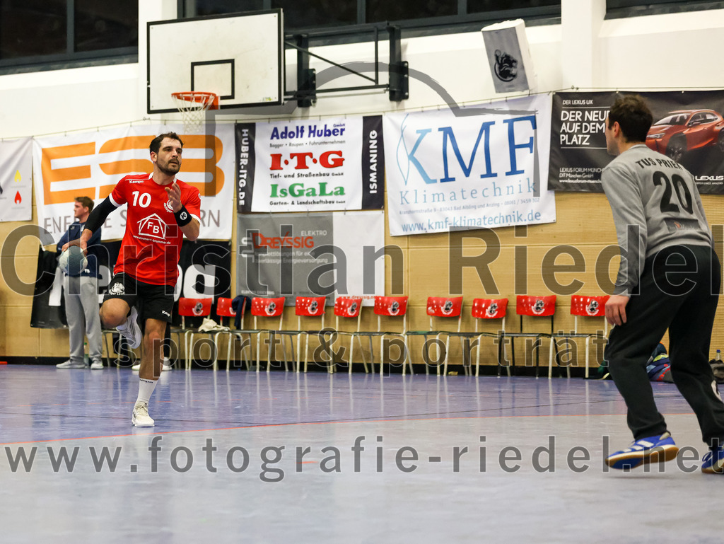 2023-04-01_062_SV_Anzing_gegen_TuS_Prien | Anzing, Deutschland, 01.04.2023:
Handball, Bezirksliga 2022 / 2023, 12. Spieltag, SV Anzing gegen TuS Prien, Endergebnis: 

Foto: Christian Riedel / fotografie-riedel.net