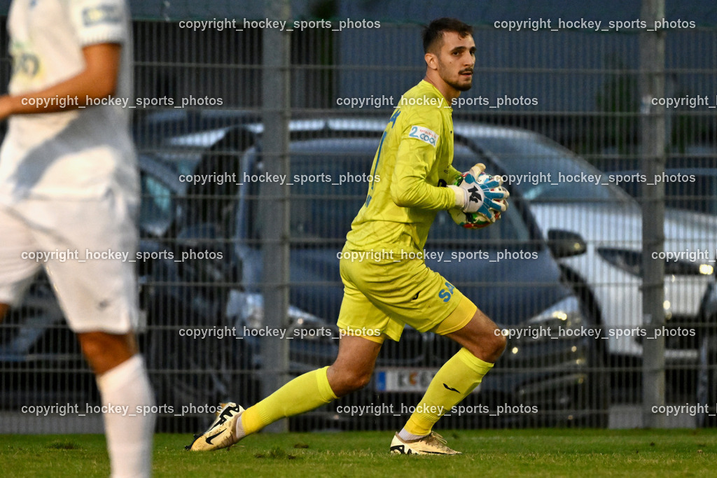 SAK vs. SC St. Veit | #1 Kristijan Kondic SAK, SAK vs. SC St. Veit, SAK vs. SC St. Veit am 19.09.2025 in Klagenfurt (Sportpark Welzenegg), Austria, (Photo by Bernd Stefan)