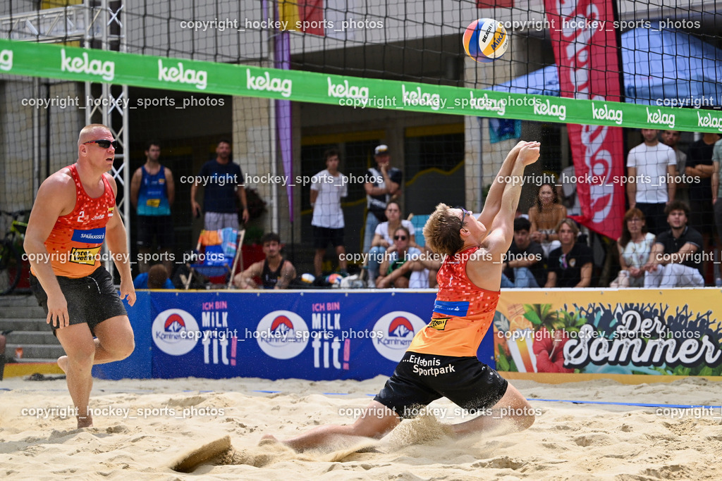 Beachvolleyball Villach Rathausplatz 2025 | MISCHKULNIG Ronny, Beachvolleyball Villach Rathausplatz 2025, Beachvolleyball Villach Rathausplatz am 17.08.2025 in Villach (Rathausplatz), Austria, (Photo by Bernd Stefan)