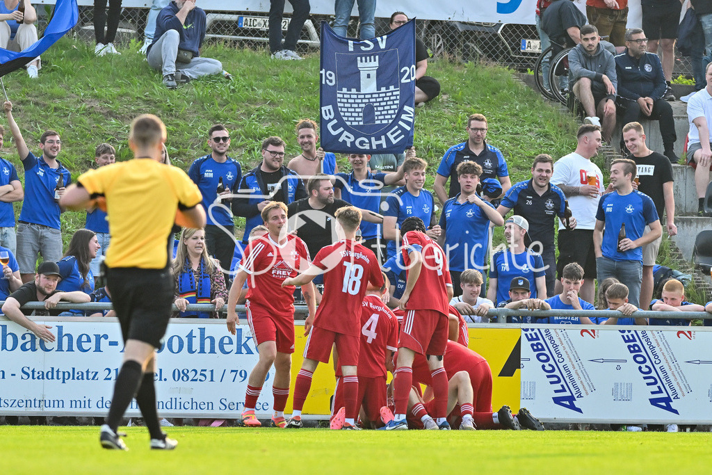 SpVgg Auerbach-Streitheim - TSV Burgheim | Jubel nach 1-3 durch Burgheim 20