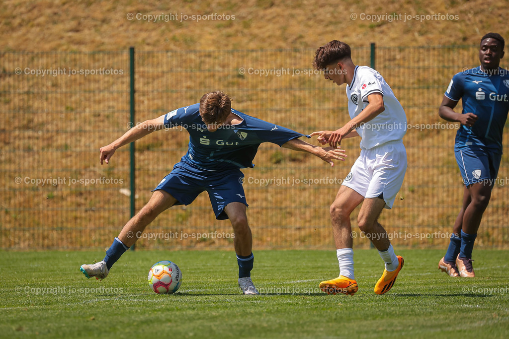 BQ3I6080 | 17.06.2023; Testspiel; Rasenplatz Offdilln; VfL Bochum U17 - Eintracht Frankfurt U17; Ergebnis: 3:1 (1:1)