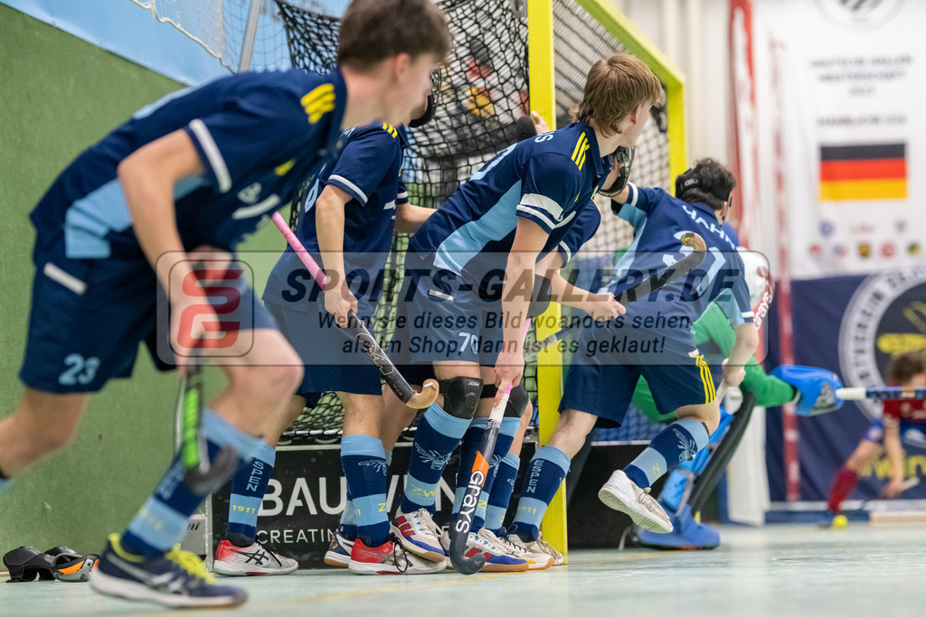 SFE_20230304_0044 | Deutsche Meisterschaft Männliche U16 Halle 2023 am 04.03.2023 in Köln (KTHC Stadion Rot-Weiss Köln Tennis and Hockey Club), Photo: Stephan Fehrmann 2022 (Sports-Gallery)