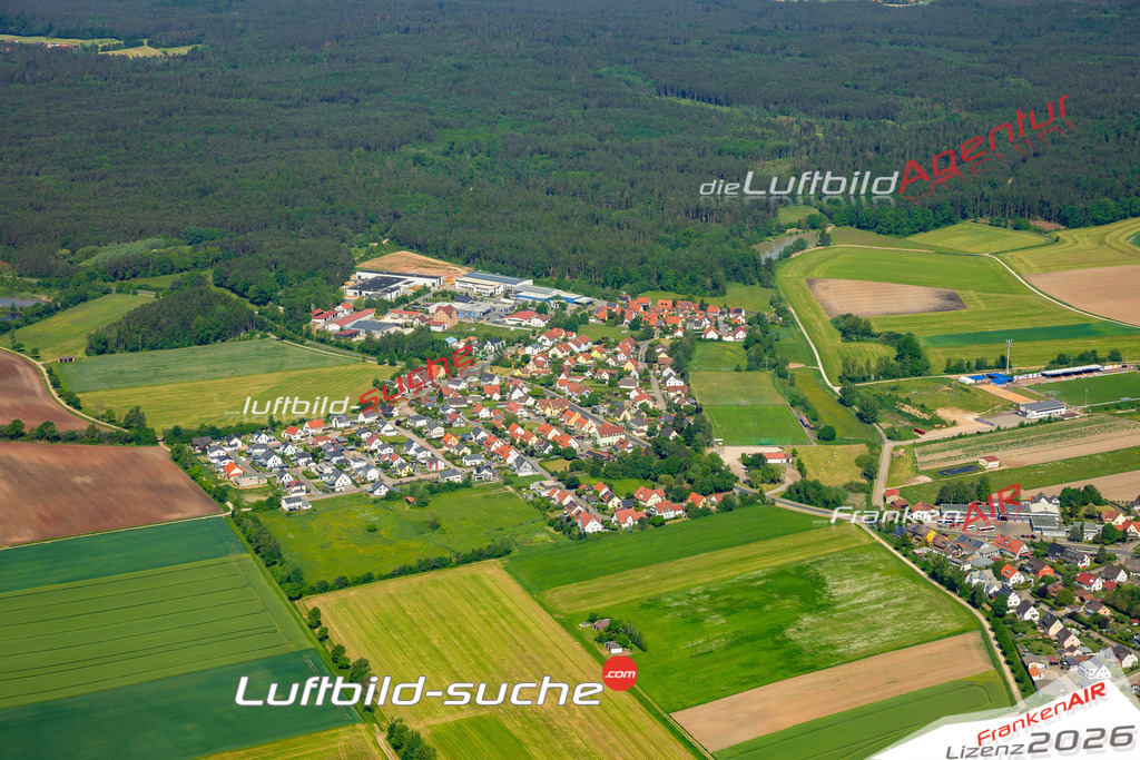 Das Luftbild zeigt Seligenporten Pyrbaum - Die Luftaufnahme wurde 2023 vom UL-Flugzeug aus erstellt ( keine Drohne ) - Hochauflösende Luftaufnahme - Für grossformatige Ausdrucke geeignet. Die Geschenkidee !Mit Lizenz und Bildrechte bestellbar