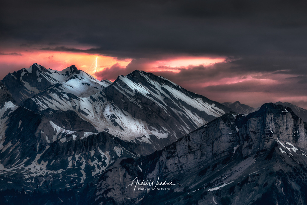Gewitter im Hochgebirge | Andre Wandrei - Nature Artworx - Realisiert mit Pictrs.com