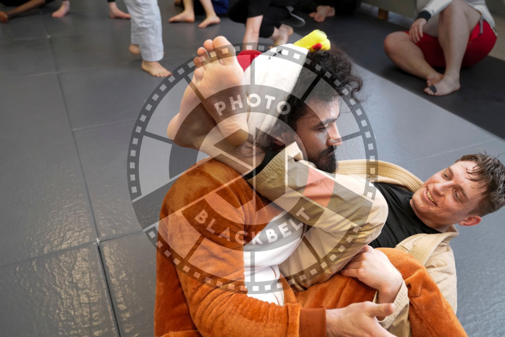 20240413PBB7527 | Fighters compete during the Grapplethon 24hours of rolling for a reason in Hamburg, Germany, on April 13, 2024.