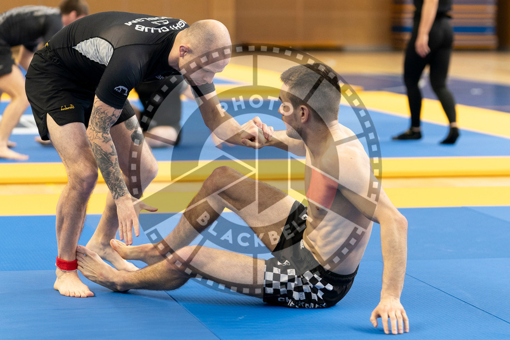 20240316PBB0316 | Athletes compete during the ADCC Eastern European Open grappling Competition in Poznan, Poland, on March 16, 2024.
