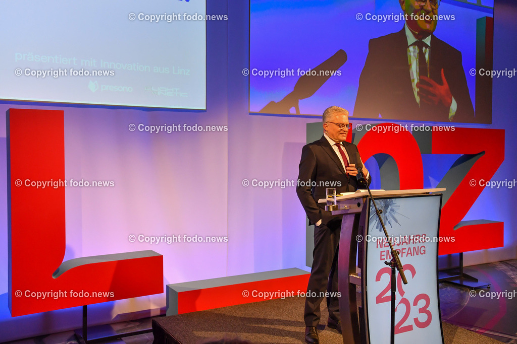 Neujahrsempfang 2023 Linz_ Altes Rathaus_ 12.01.2023-16 | 12.01.2020, Linz, AUT, Neujahrsempfang 2023 Linz, Altes Rathaus, im Bild Klaus Luger (SP, Bgm. der Stadt Linz)