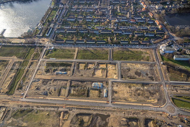 Duisburg230100214 | Luftbild, ehemaliger Rangierbahnhof Wedau, geplantes Duisburger Wohnquartier, Wedau, Duisburg, Ruhrgebiet, Nordrhein-Westfalen, Deutschland