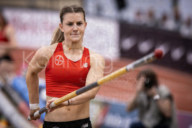 Deutsche Leichtathletik-Hallenmeisterschaften; Dortmund, 01.03.2026 | Naya Füllers (TSV Bayer 04 Leverkusen); Deutsche Leichtathletik-Hallenmeisterschaften am 01.03.2026 in der Helmut-Körnig-Halle in Dortmund. 