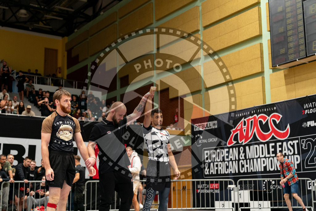 20230916PBB6792 | Fighters compete during the grappling tournement ADCC Trials (European, Middle East and African Championship) in Warsaw, Poland, on September 16, 2023.
