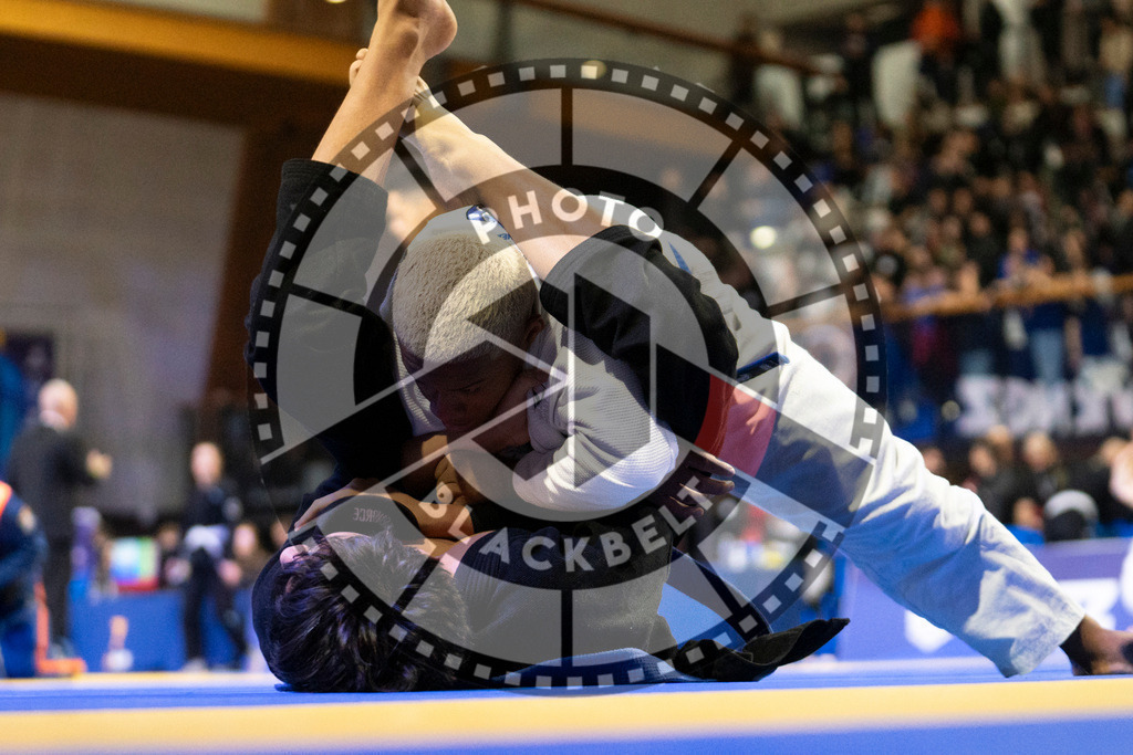 20240119PBB1639 | Fighters compete during the IBJJF European Championship in Paris, France, on January 19, 2024.