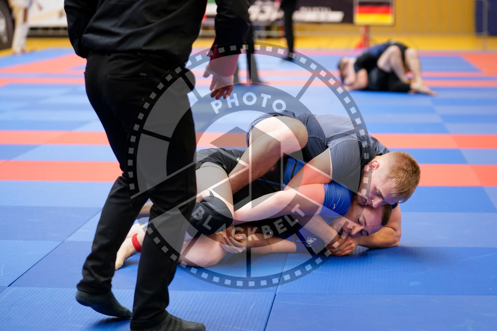 20240203PBB08249 | Fighters compete during the Brazilian Jiu-Jitsu Championship of the AJP Tour in Maintal by Frankfurt am Main, Germany, on February 2, 2024.