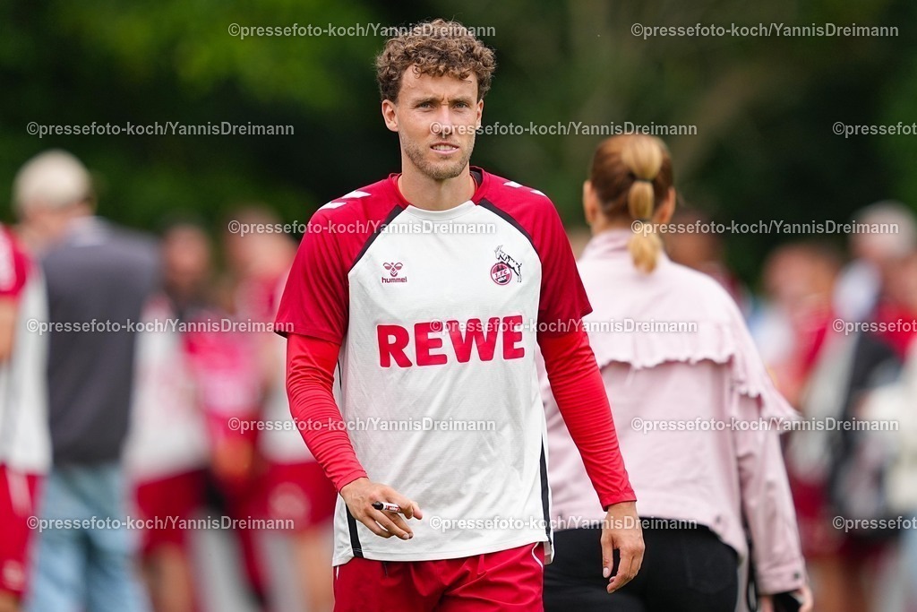 xYDR07072501042 | 07.07.2025, xydrx, Fußball, Trainingsauftakt, 1.FC Köln, Geißbockheim: Luca Waldschmidt (FC Köln)