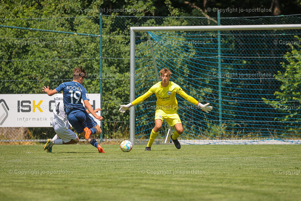 BQ3I5925 | 17.06.2023; Testspiel; Rasenplatz Offdilln; VfL Bochum U17 - Eintracht Frankfurt U17; Ergebnis: 3:1 (1:1)