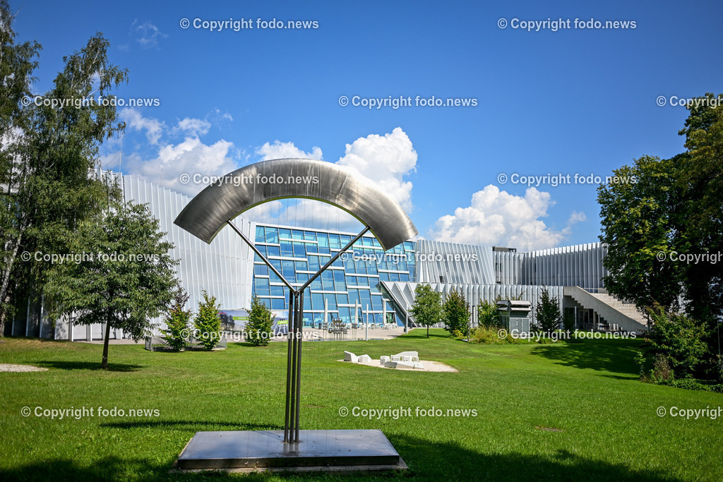 Anton Bruckner Privatuniversitaet Linz_ Bruckneruni_ 23.08.2023-11 | 23.08.2023, Linz, AUT, Anton Bruckner Privatuniversitaet Linz, im Bild Anton Bruckner Privatuniversitaet Linz, Bruckneruni, Gebaeude