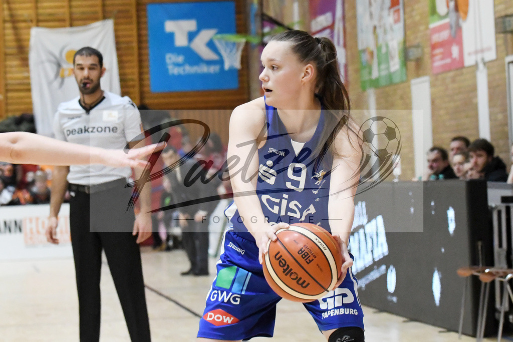 20200126_PANHAL_0074 | Basketball, Frauen:   beim Spiel der Toyota DBBL zwischen GiroLive-Panthers Osnabrück vs. GISA LIONS SV Halle am 26.01.2020 im Panthers Dome in Osnabrück, Deutschland.(Foto von Nico Paetzel) - Realisiert mit Pictrs.com